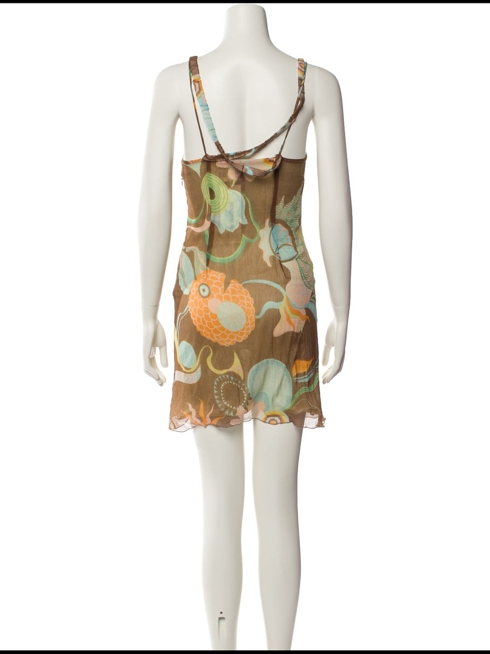 Vintage Miss Sixty 100% Silk Mini Dress | Y2K - Picture 15 of 15